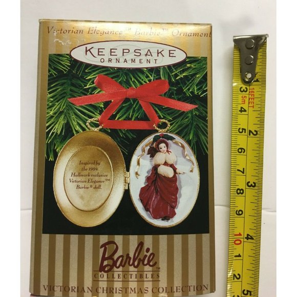 Christmas Ornament  "Victorian Elegance Barbie " Hallmark  1997 QHB6004 Limited - Picture 1 of 6